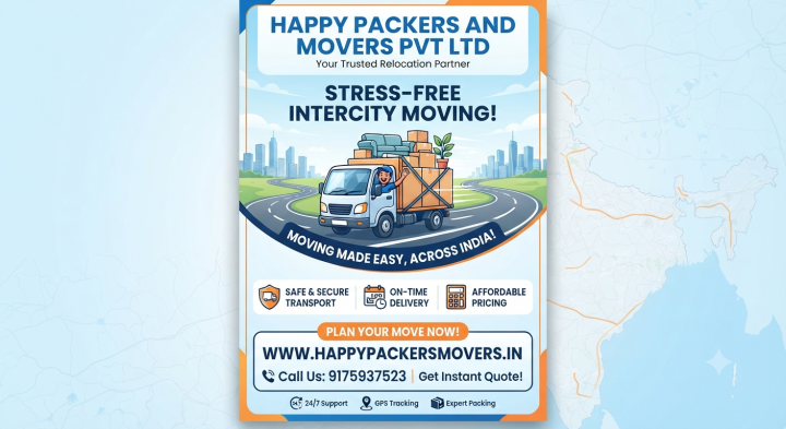Intercity Packers and Movers Cost Calculator